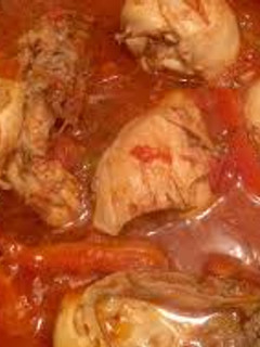 Una foto de Pollo a la portuguesa