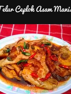 Foto resep Telur Ceplok Asam Manis