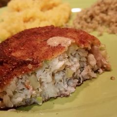 A picture of Fish Patty Burgers.