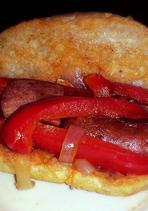 A picture of Sausage and Sweet Peppers.