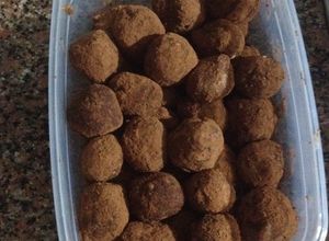 صورة لوصفة كرات ترافل التيراميسو