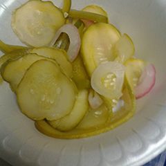 A picture of Spring pickled salad.