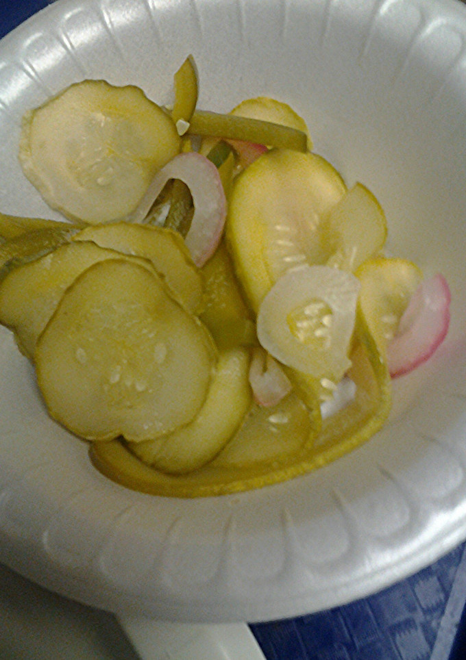 A picture of Spring pickled salad.