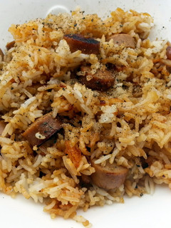 A picture of Sausage Fried Rice.