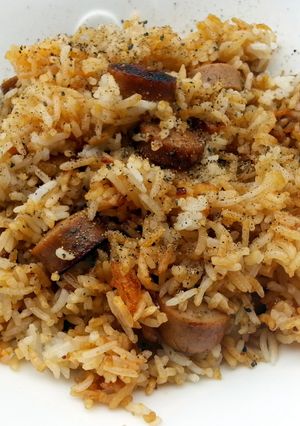 A picture of Sausage Fried Rice.