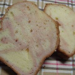 Sakura (Cherry Blossom) Pound Cake A picture of Sakura (Cherry Blossom) Pound Cake.