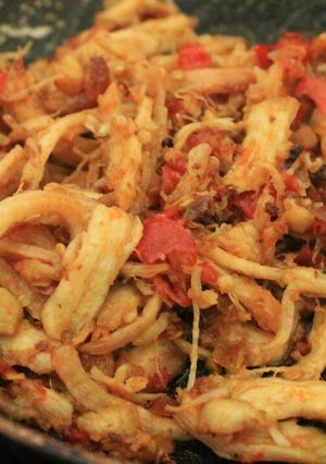 Foto resep Ayam suwir pedas