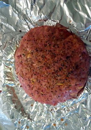 A picture of stuffed cheeseburgers.