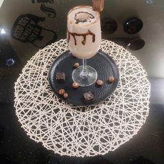 A picture of Chocolate Payesh kheer.