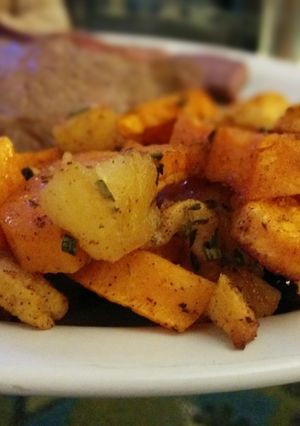 A picture of Healthy Sweet Potatoes with Apples.