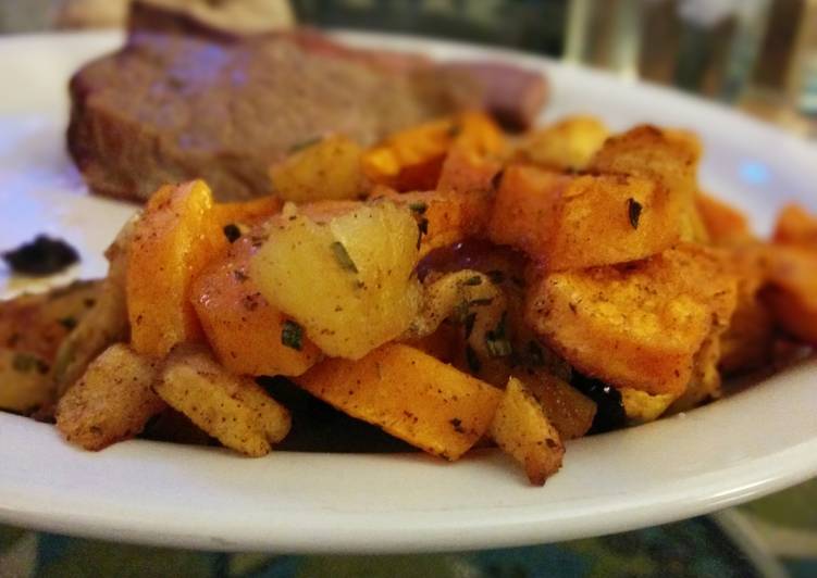 Simple Way to Prepare Quick Healthy Sweet Potatoes with Apples