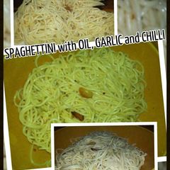 A picture of AMIEs SPAGHETTINI with OIL, GARLIC and CHILI.