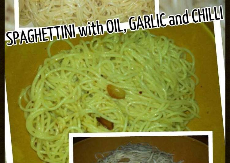 Easiest Way to Make Perfect AMIEs SPAGHETTINI with OIL, GARLIC and CHILI