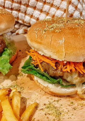 Foto di Hamburger al pistacchio