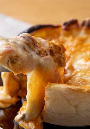 A picture of Cheese Avalanche! Delicious Chicago Pizza.