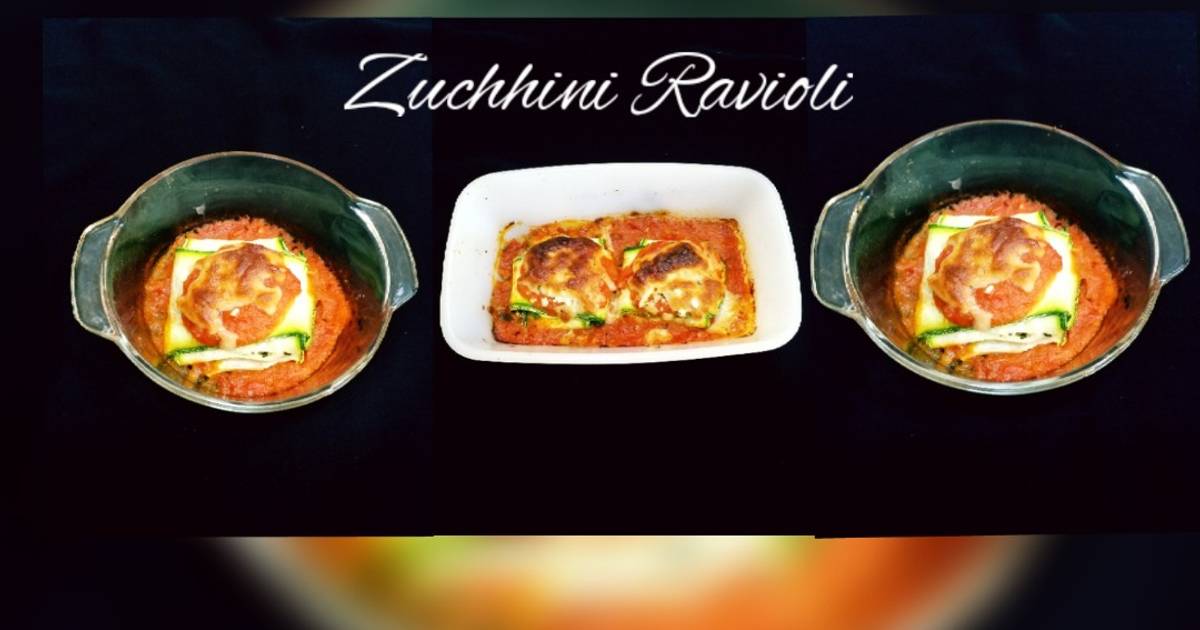 Zucchini Ravioli Recipe By Chandni Udani Cookpad