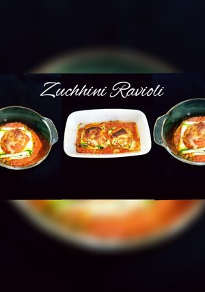 A picture of Zucchini Ravioli.