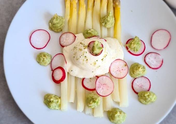 Asperge blanche & Oeuf mollet