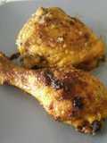 Pollo a la Mostaza Frito con verduras al Vapor