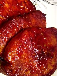 A picture of Oven baked pork chops!.