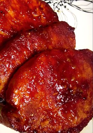 A picture of Oven baked pork chops!.