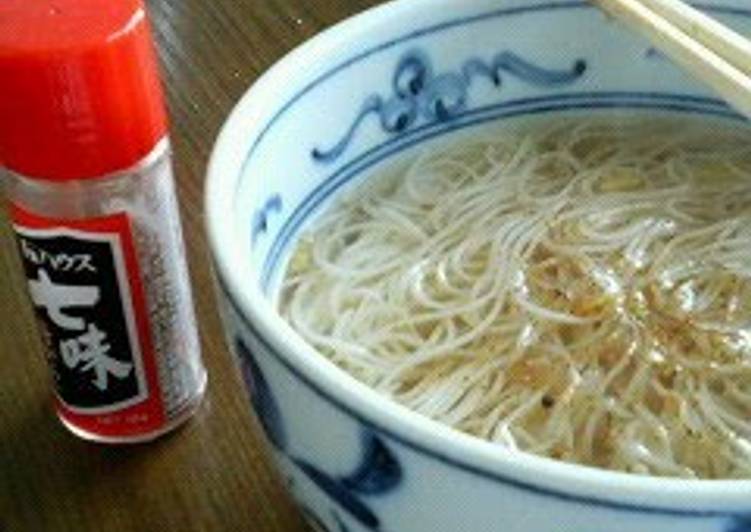 Step-by-Step Guide to Prepare Any-night-of-the-week Nyuumen (Somen noodle soup)