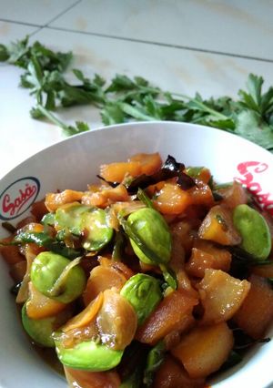 Foto resep Kikil pete masak cabe ijo