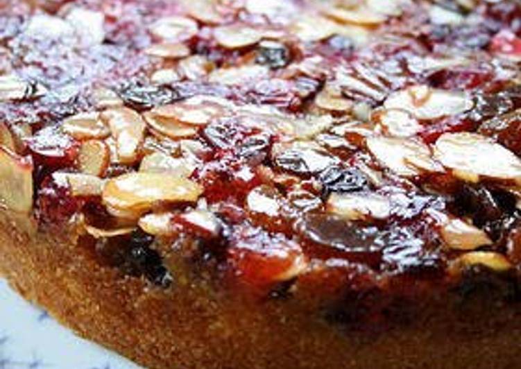 Recipe of Quick Raisin and Berry Upside Down Cake