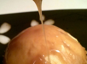 A picture of Salted caramel sauce.
