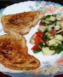 Pechuga de pavo marinada en soja y mostaza