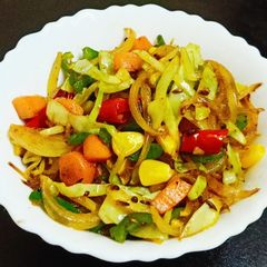 A picture of Cabbage mix dry Sabji.