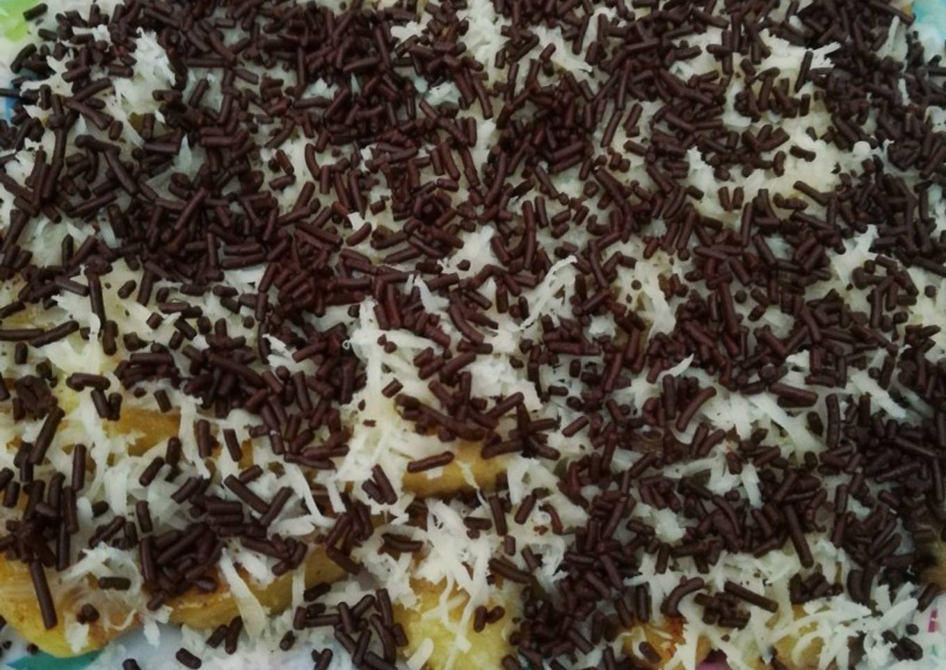 Pisang Panggang Teflon Keju Meses