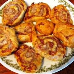 A picture of Larry's sausage rolls.