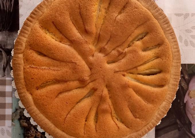 Torta crostata alle pere