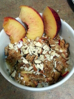 A picture of peach parfait <3.