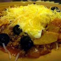 A picture of Skillet Enchiladas.