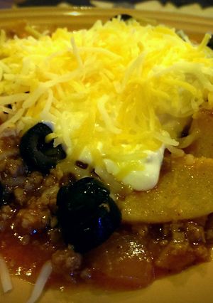 A picture of Skillet Enchiladas.