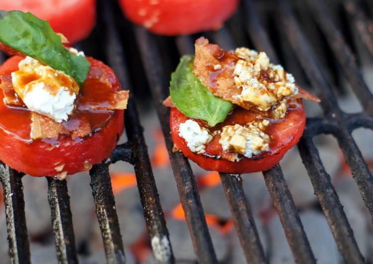 Recipe of Quick Grilled Watermelon with Bacon