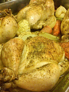 A picture of Homestyle Roasted Game Hens.
