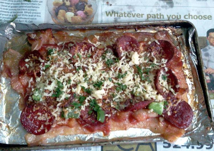 Step-by-Step Guide to Prepare Super Quick Homemade BACON Pizza