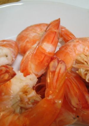 A picture of Boiled Shrimp in Salted Water.