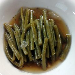 A picture of Pot Liquor Green Beans.