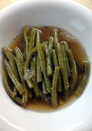 A picture of Pot Liquor Green Beans.