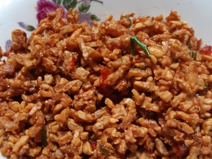 Langkah Gampang Membikin Resep Kering tempe manis pedes yang Uenak Anti Ribet, Sempurna