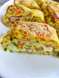 A picture of Rotolo di frittata al forno.