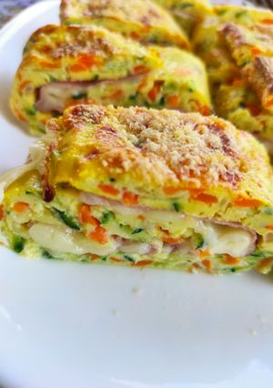 Foto di Rotolo di frittata al forno