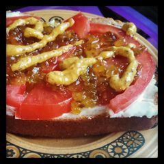 A picture of Grown Up Harriet The Spy Sandwich (vegan).