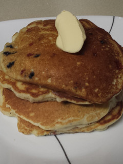 A picture of Martha White muffin mix pancakes.
