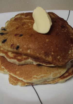 A picture of Martha White muffin mix pancakes.