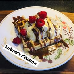 Homemade Waffles: A picture of Homemade Waffles:.